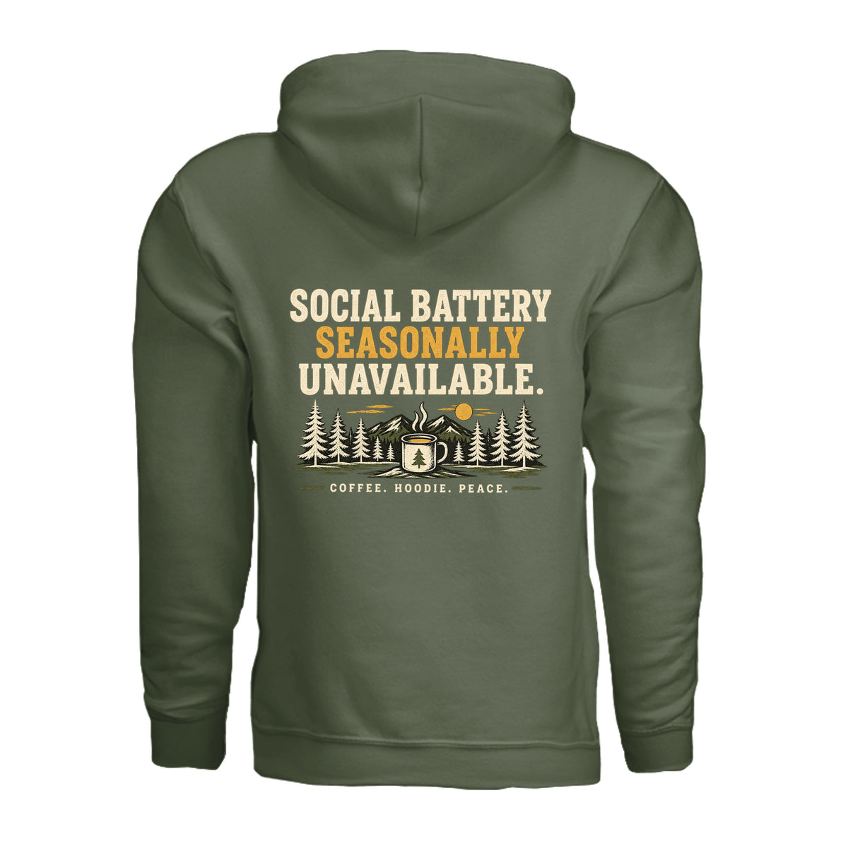 Military Green - G185 - BACK