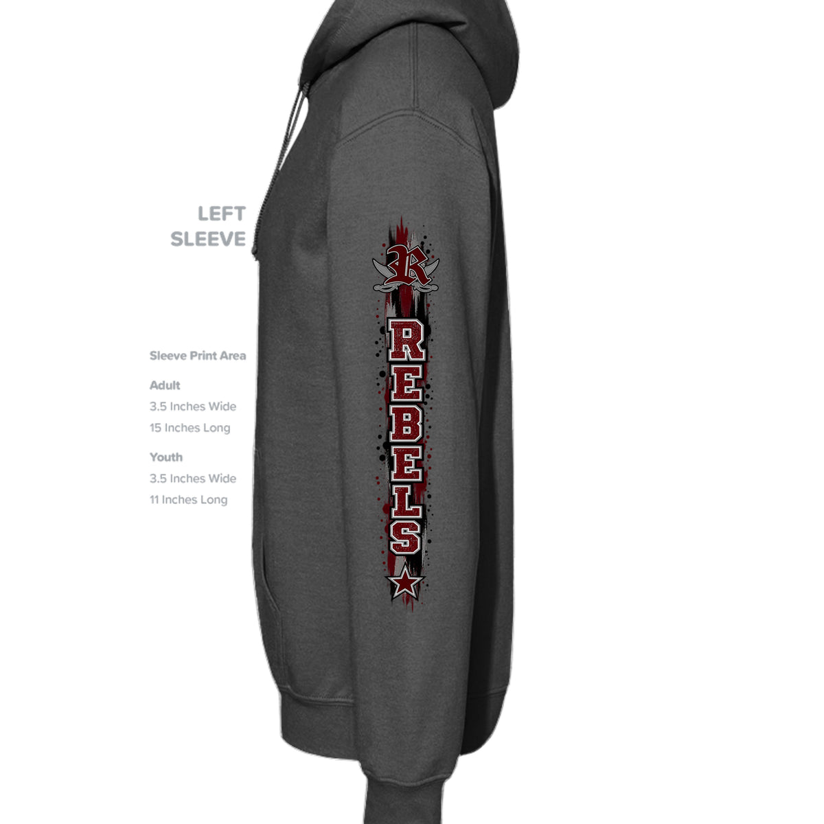 Charcoal - G185 - LEFT