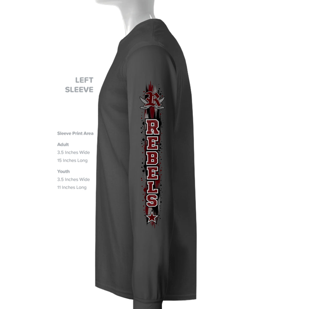Dark Grey - bc3501 - LEFT